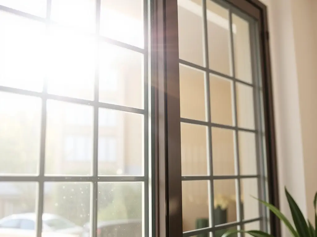 A close-up shot of a sparkling clean surface, highlighting the attention to detail and high-quality cleaning products used by K&E Timeless Touch.
